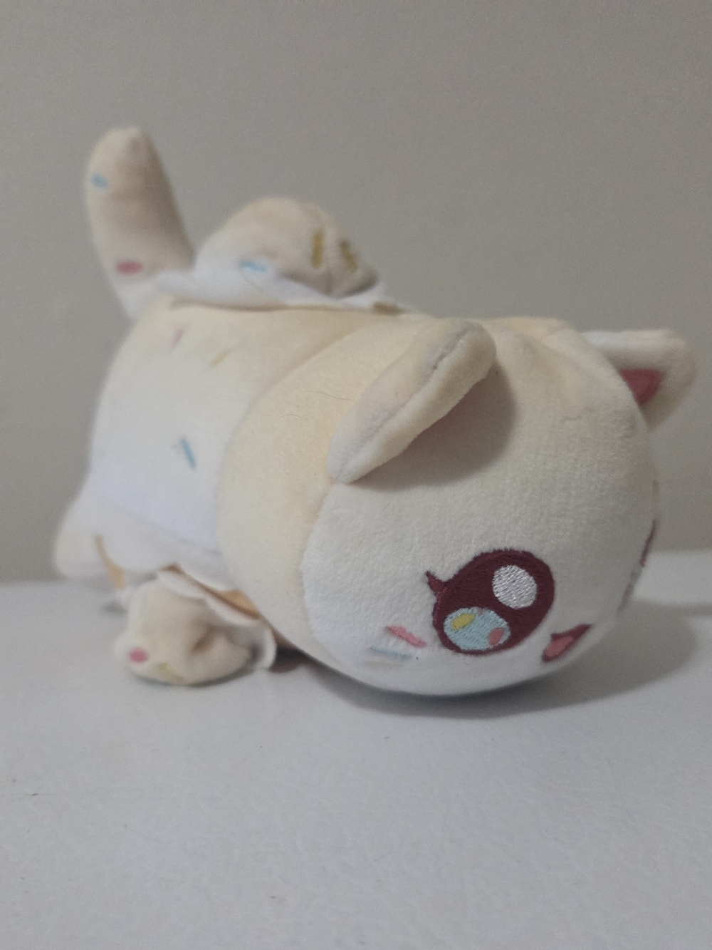 Aphmau MeeMeows Ice Cream Cat With Sprinkles Food Soft Plush Toy 6”